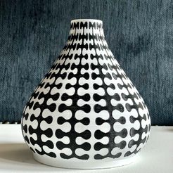 IMG_8248.jpg STL file Squiggle Vase Multi Color Modern・3D print object to download