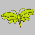 3.png Butterfly, Butterfly 3D STL file.