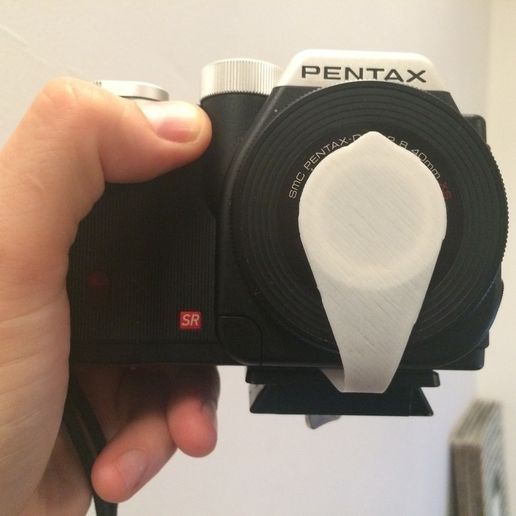 Pentax K-01 SMC DA-40mm lens cover - 3D model önizlemesi