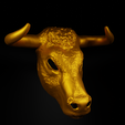 8.png Bull - Animal Cosplay Face Mask 3D print model