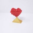 Salikts_WB_1.jpg Heart shaped Tetris puzzle with a stand