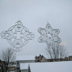 IMG_20171224_105955.jpg 3D-Datei Porg Snowflakes für das Laserschneiden kostenlos・Design für 3D-Drucker zum herunterladen