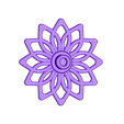 Flower_Cap2.stl Flower Hand Spinner 2