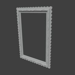 picture-frame-01.jpg STL file Dolls House picture frame 100 mm x 70 mm・3D printing model to download
