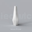 D_8_Renders_1.png Niedwica Vase D_8 | 3D printing vase | 3D model | STL files | Home decor | 3D vases | Modern vases | Floor vase | 3D printing | vase mode | STL