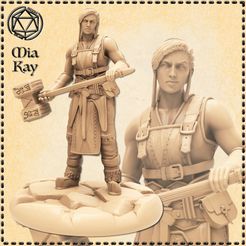 female-blacksmith.jpg STL-Datei Schmiedin・Design für 3D-Drucker zum herunterladen
