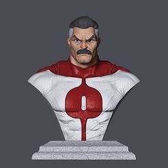 front.jpg Archivo 3D OMNI-MAN BUST・Plan imprimible en 3D para descargar