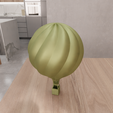 untitled3.png 3D Hot Air Balloon Decor with 3D Stl File & Balloon Gift, 3D Printed Decor, Gift for Kids, 3D Printing, Air Balloon, Kids Toy, Cute Balloon