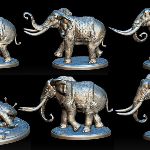 Ancient War Elephants in the 28mm scale
