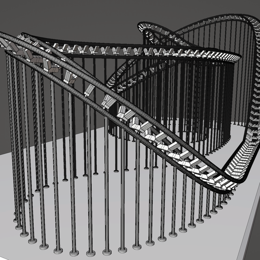 🎢 rollercoaster・ STL File for 3D printing・Cults