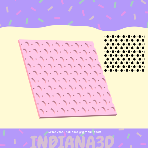 TEXTURE EGGS WITH DOTS 3D model