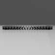 listing_side.png Flat Bellows Way Cover 150mm Width × 250mm Length – TPU Printable Strip Cover for Bridgeport, Shapeoko 5 Pro, Onefinity, Tormach, Mid CNC Router & VMC