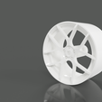 Wheel-1-Profile_White.png 1:24 Scale 18x10 Wheel Set for Scale Modeling