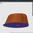 Turkey-fez-hat-sliced.png Friends Thanksgiving Turkey - Casque de télévision amusant - Sans support Impression 3D STL/3MF