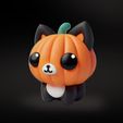 cat3_preview.jpg Halloween Pumpkin  Cat Figure