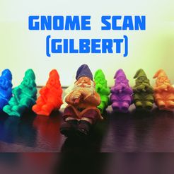 photo-output.jpg Fichier STL Gnome (Gilbert) Scan・Idée pour impression 3D à télécharger