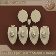Spiked-Back.png Spiked Blank Legion Heraldry and Storm Shields