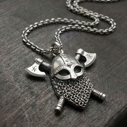 Viking Warrior Axe Pendant