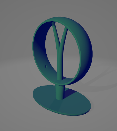 Men's Wedding Band Comfort fit 3D Model with supports 3D model