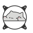 Bongo-Cat-Top.png VENTILATEUR GRILLE PC 120 MM - Bongo Cat