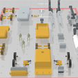 Mecha Hangar Vehicles set 01 parts5.PNG -MHBV01C- Mecha Hangar Bay Vehicles set 013D print Files