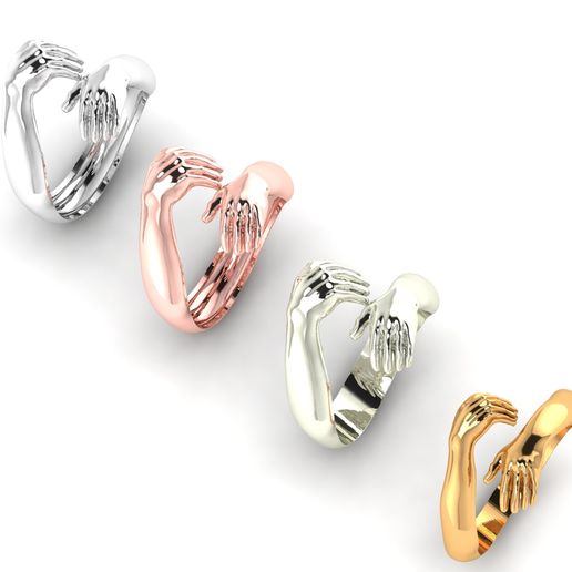 3D file Hug Ring 💍 ・3D printing template to download・Cults