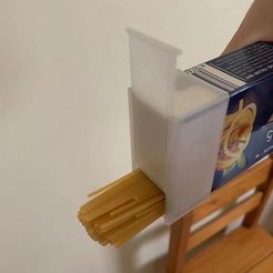 2s.jpg Free STL file Barilla spaghetti lid and dispenser (custom portion)・3D print design to download