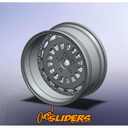 🛞 VIP MODULAR VC210 RC DRIFT WHEEL・ STL File for 3D printing・Cults