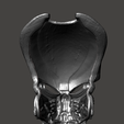 4.png Bionic Predator Cyborg Biomask helmet mask armor- ULTRA DETAIL cosplay size 2 versions Hi-Poly STL for 3D printing