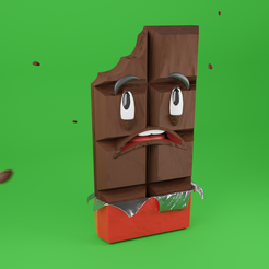 prueba-3-chocolate.png STL-Datei 5 Modelle von Süßigkeiten für eine Vielzahl von Verwendungen,・Vorlage für 3D-Druck zum herunterladen