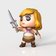 he-man-stl-files-3d-printing-masters-of-the-universe-beginner-2.png Chibi HE-MAN STL 3D Printing Files | High Quality | Cute | 3D Model | Masters of the Universe | Skeletor | Toy | Figure | Playful