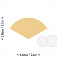 1-3_of_pie~1.5in-cm-inch-cookie.png Slice (1∕3) of Pie Cookie Cutter 1.5in / 3.8cm