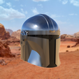 CM_Mando_08.png 3D file The Mandalorian Helmet・Template to download and 3D print