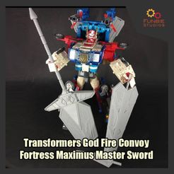 MasterSword_FS_SQ_02.jpg STL file Transformers God Fire Convoy / Fortress Maximus Master Sword・3D print design to download
