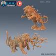 Thunder-Lion-1.png Thunder Lion Set ‧ DnD Miniature ‧ Tabletop Miniatures ‧ Gaming Monster ‧ 3D Model ‧ RPG ‧ DnDminis ‧ STL FILE