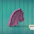 Yegua.jpg Horse Riding Cookie Cutter M7