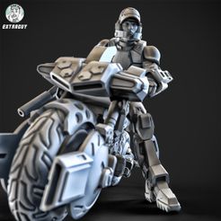 VR-041H_PB_100mm_01.jpg Blade Hurricane Pilot et Bike (100mm et 32mm Approx Height)
