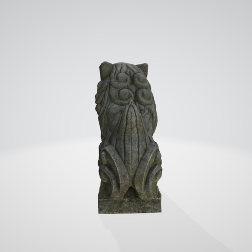 3.png Lion low poly - 3d printable