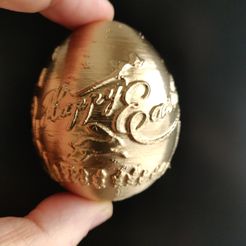 IMG_20210326_174126.jpg Free STL file Easter Eggs. versions 1-4. paint and decorate Easter eggs.・3D printer model to download