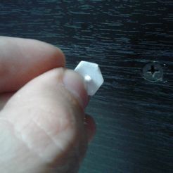 f3.jpg STL file hexagonal screw cap・3D printer model to download