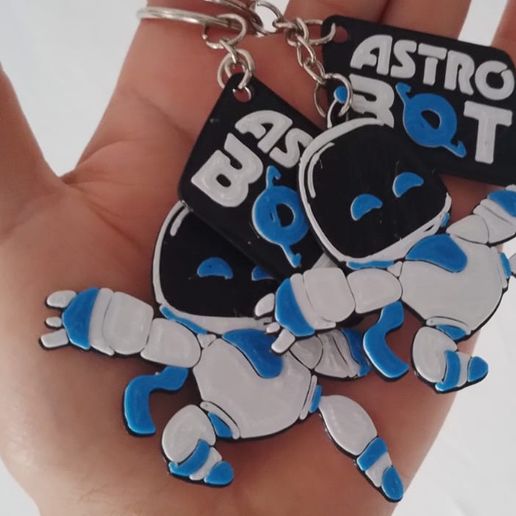 🤖 ASTRO BOT PS5 KEYCHAIN・ STL File for 3D printing・Cults