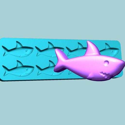 72.jpg Jelly Candy Shark Molding - Gummy Mould