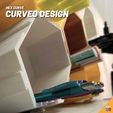 Hex-Shelf-Slant.jpg Файл 3D 3D-печатная коллекция полок Ultimate Hex 3.0・Модель 3D-принтера для загрузки