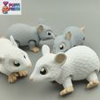 02.jpg Flexi Mouse – Rato articulado e engraçado | Modelo imprimível em 3D