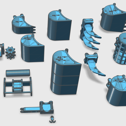 Shovels Volvo EC160E 3D model