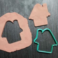 HOME_2.jpeg STL file Cookie cutter / christmas house / home / casa de navidad / santa claus・3D printer model to download