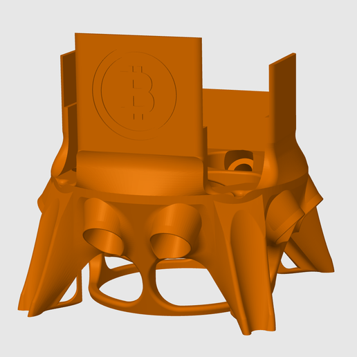 🚀 Bitmain Antminer S9 Rocket Stand・ STL File for ・Cults