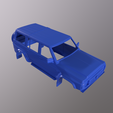 A031_Camera-1.png Archivo STL Nissan Patrol Y60 1987 Coche imprimible con partes separadas・Plan de impresora 3D para descargar