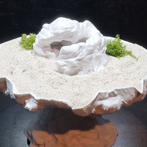 3D-printed-aquarium-cave-fish-hideout-pleco-cave-shrimp-shelter-fish-breeding-cave-betta-hideout-rep.jpg Aquarium Terrarium Rocky Cave - The Cliffside Retreat