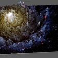 100 mm Hubble deep sky object 3D software analysis